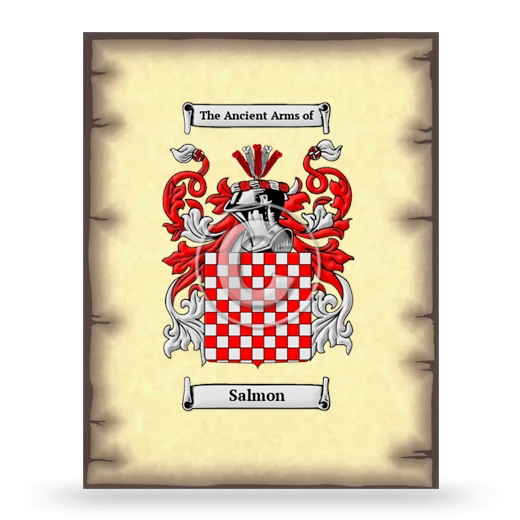Salmon Coat of Arms Print