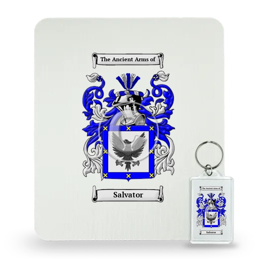 Salvator Mouse Pad and Keychain Combo Package