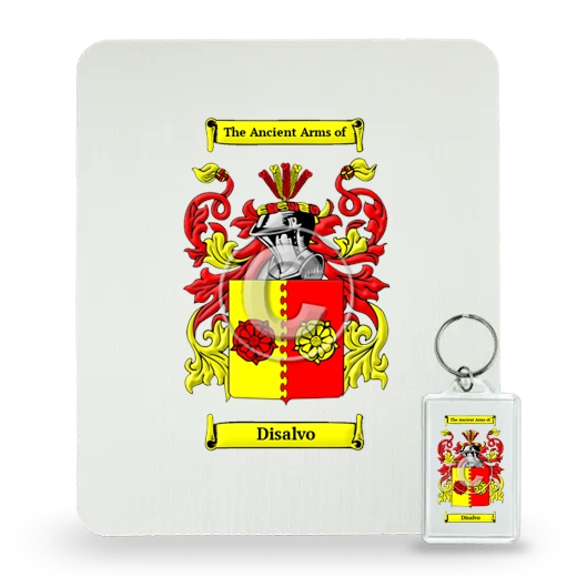 Disalvo Mouse Pad and Keychain Combo Package