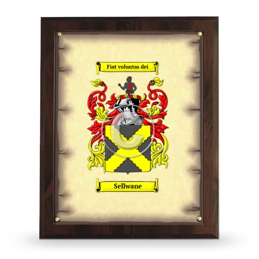 Sellwane Coat of Arms Plaque