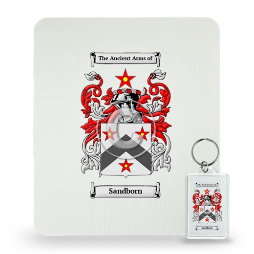 Sandborn Mouse Pad and Keychain Combo Package