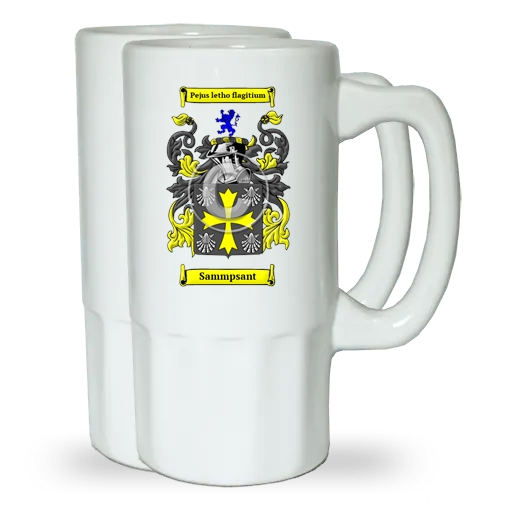 Sammpsant Pair of Beer Steins