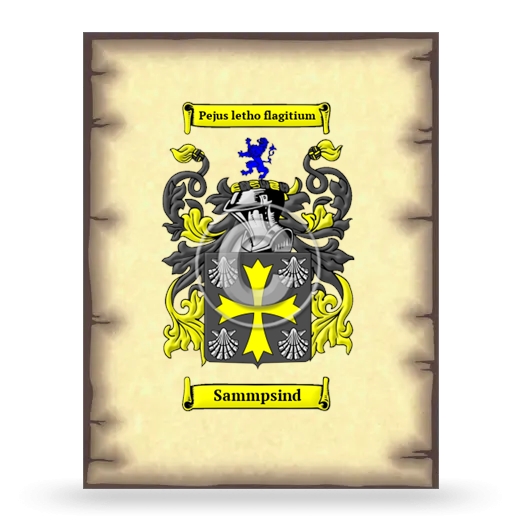 Sammpsind Coat of Arms Print