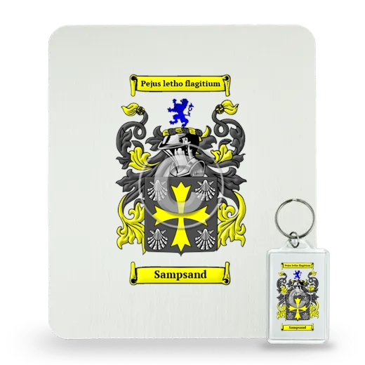 Sampsand Mouse Pad and Keychain Combo Package