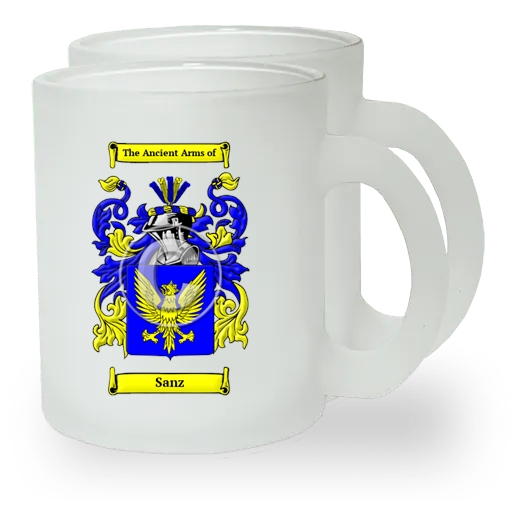 Sanz Pair of Frosted Glass Mugs