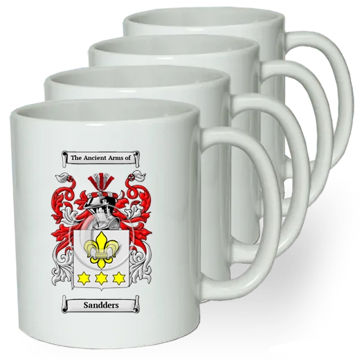 Sandders Coffee mugs (set of four)