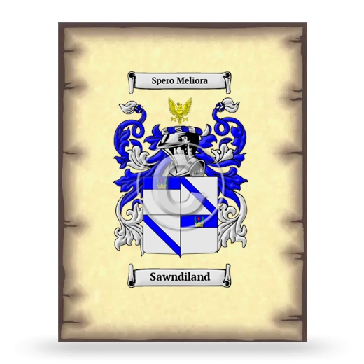 Sawndiland Coat of Arms Print