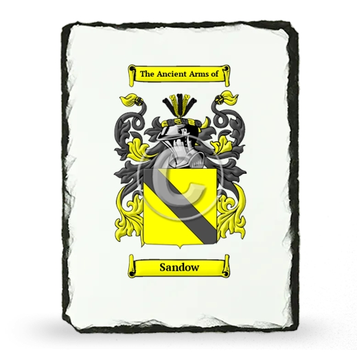 Sandow Coat of Arms Slate