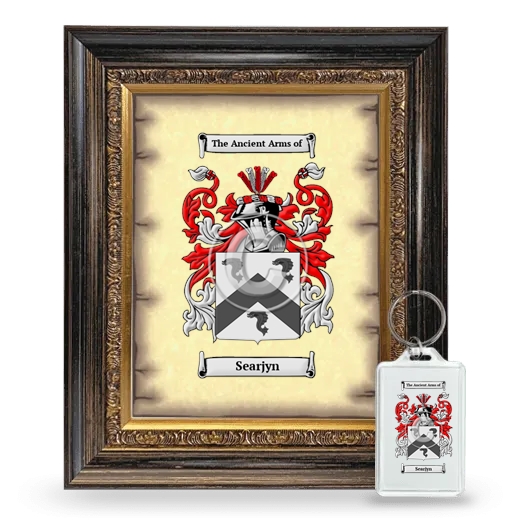 Searjyn Framed Coat of Arms and Keychain - Heirloom