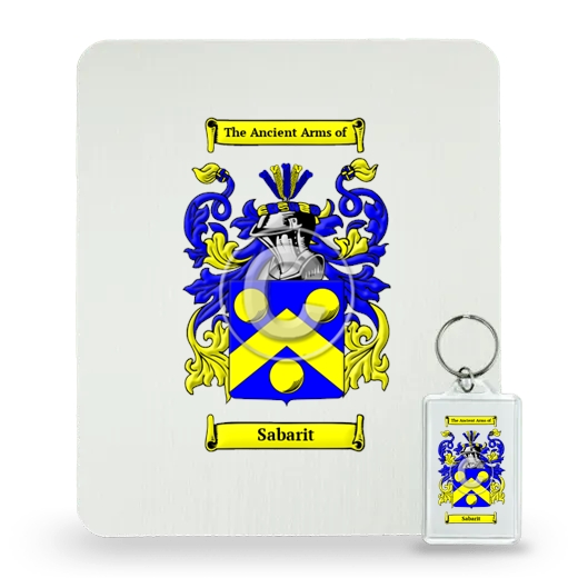 Sabarit Mouse Pad and Keychain Combo Package