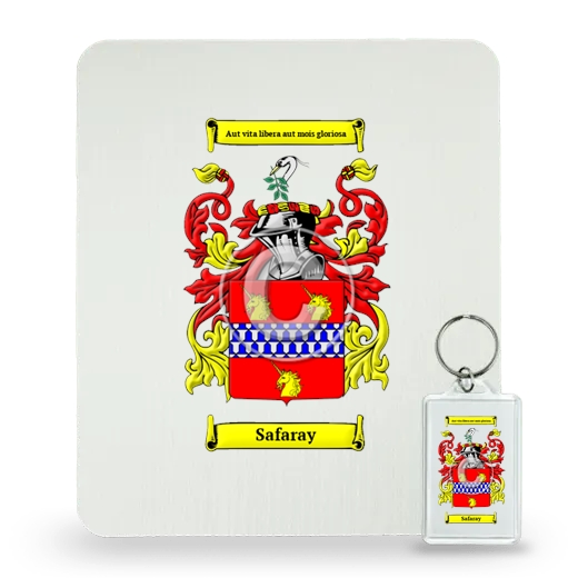 Safaray Mouse Pad and Keychain Combo Package