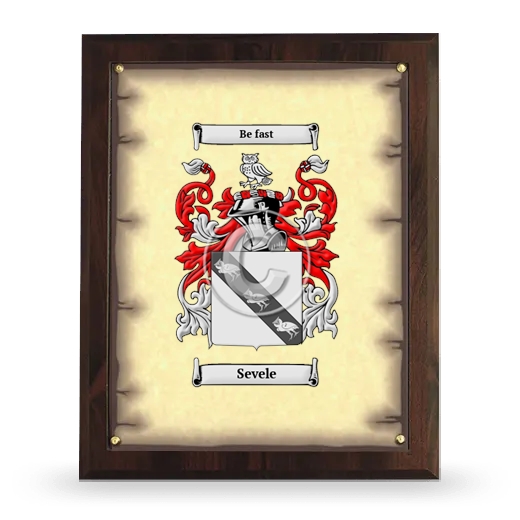 Sevele Coat of Arms Plaque