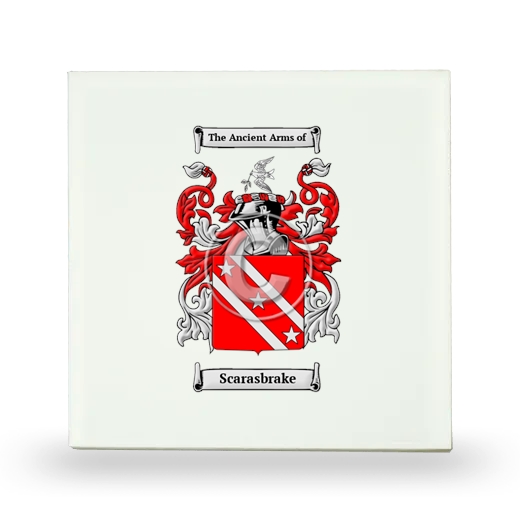 Scarasbrake Small Ceramic Tile with Coat of Arms