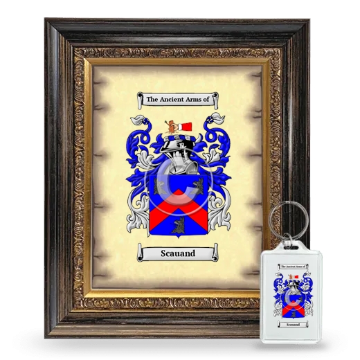 Scauand Framed Coat of Arms and Keychain - Heirloom