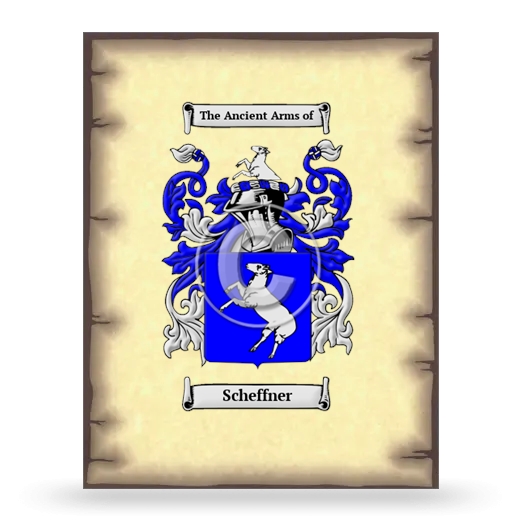 Scheffner Coat of Arms Print