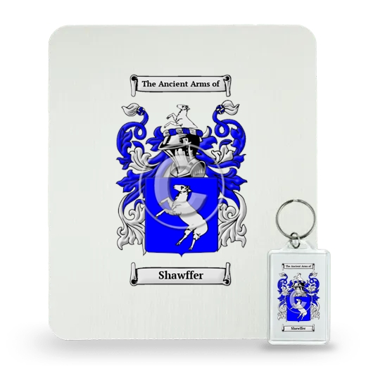 Shawffer Mouse Pad and Keychain Combo Package