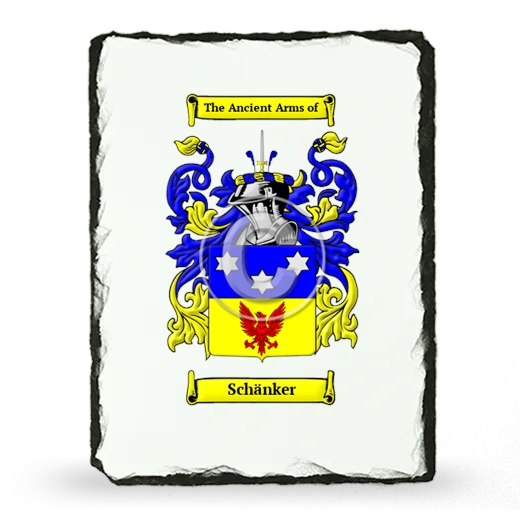 Schänker Coat of Arms Slate