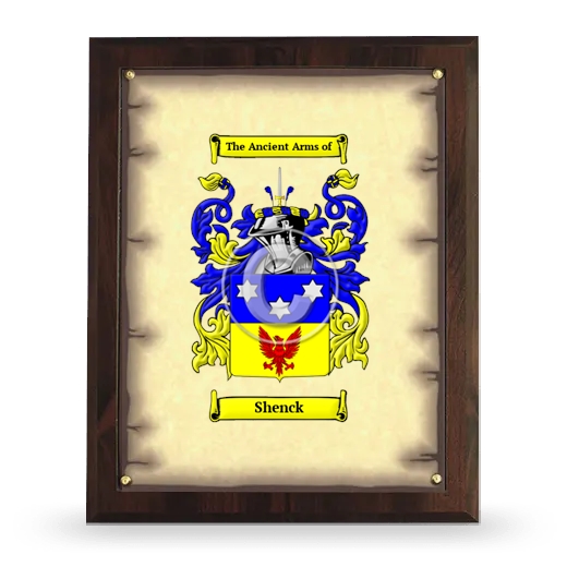 Shenck Coat of Arms Plaque