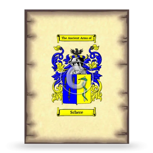 Schere Coat of Arms Print