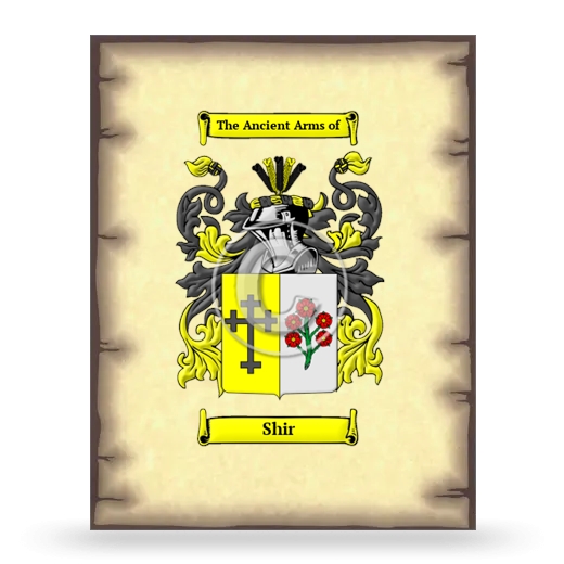 Shir Coat of Arms Print