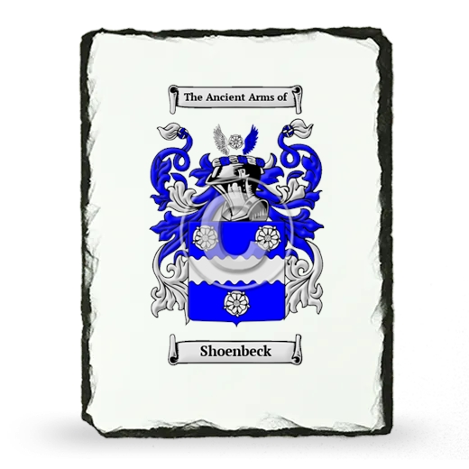 Shoenbeck Coat of Arms Slate