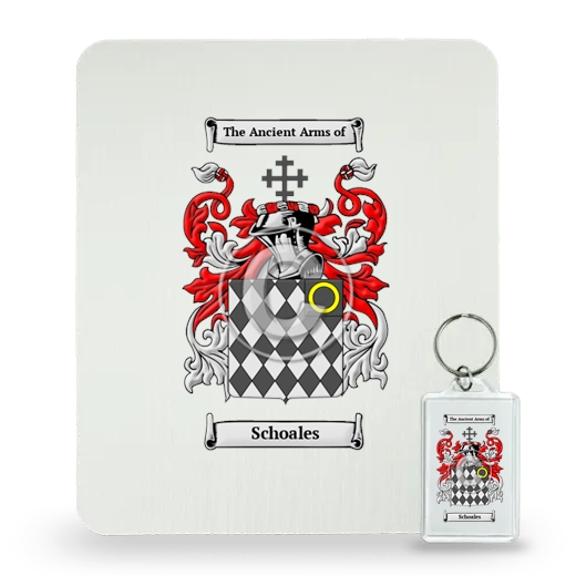 Schoales Mouse Pad and Keychain Combo Package