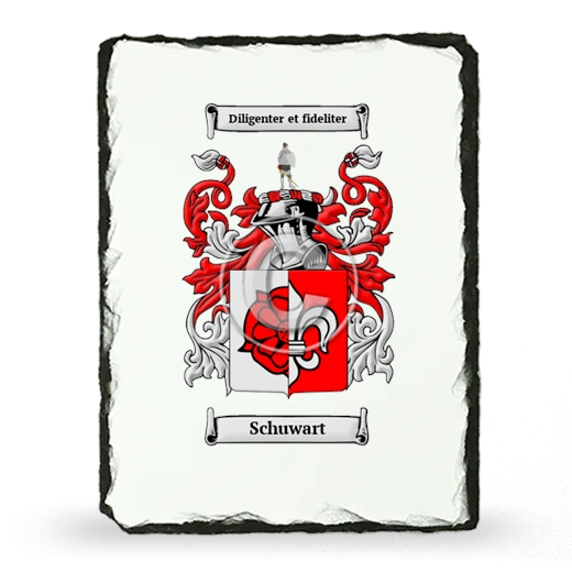 Schuwart Coat of Arms Slate