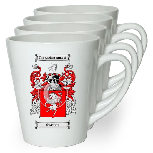 Swopes Set of 4 Latte Mugs