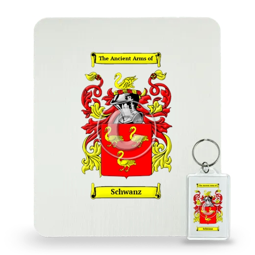 Schwanz Mouse Pad and Keychain Combo Package