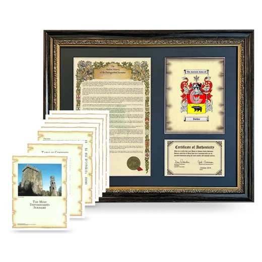 Swiss Framed History and Complete History - Heirloom