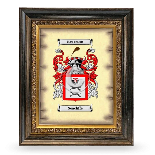 Seacliffe Coat of Arms Framed - Heirloom