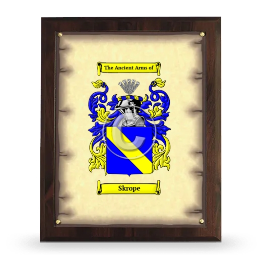 Skrope Coat of Arms Plaque