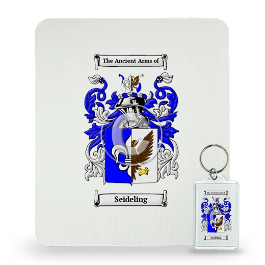 Seideling Mouse Pad and Keychain Combo Package