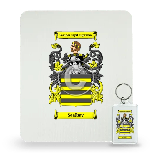 Sealbey Mouse Pad and Keychain Combo Package