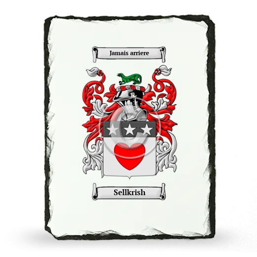 Sellkrish Coat of Arms Slate