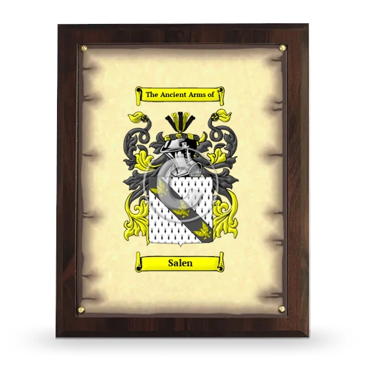 Salen Coat of Arms Plaque