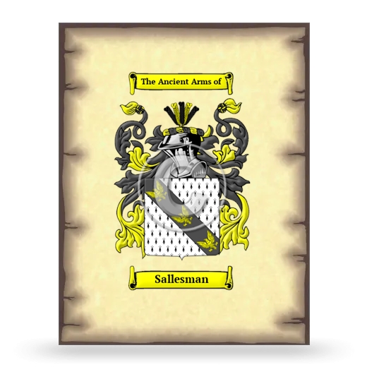 Sallesman Coat of Arms Print