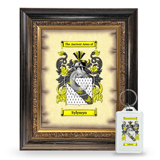 Sylymyn Framed Coat of Arms and Keychain - Heirloom