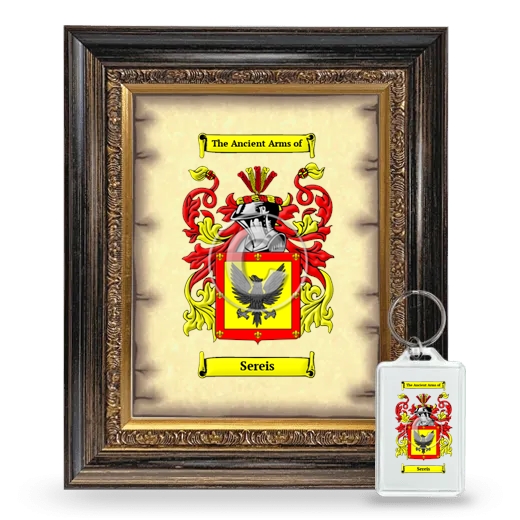 Sereis Framed Coat of Arms and Keychain - Heirloom