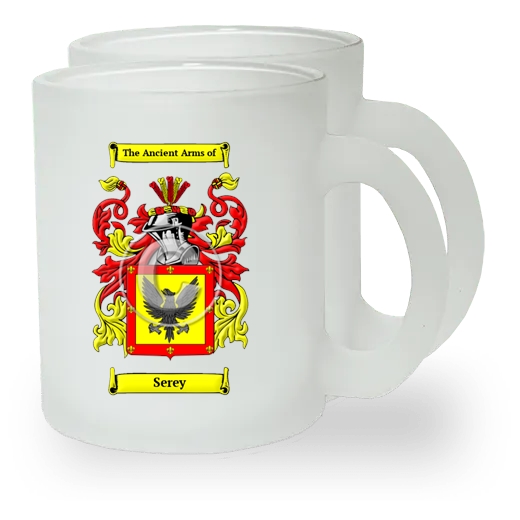 Serey Pair of Frosted Glass Mugs