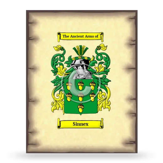 Sinnex Coat of Arms Print