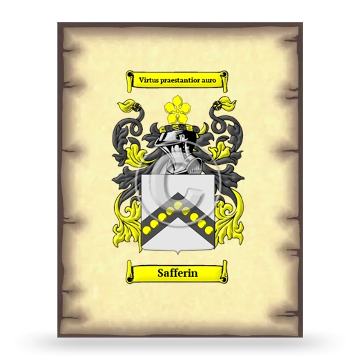 Safferin Coat of Arms Print