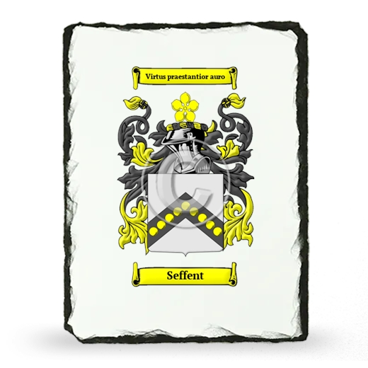 Seffent Coat of Arms Slate