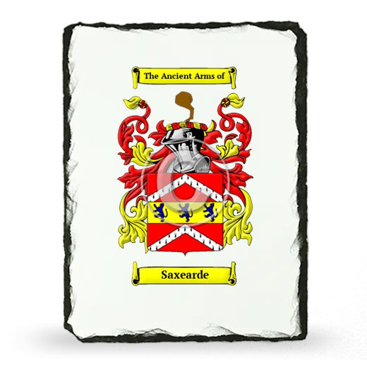 Saxearde Coat of Arms Slate