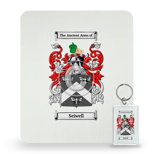 Seiwell Mouse Pad and Keychain Combo Package
