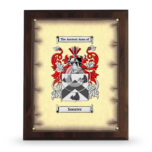 Souster Coat of Arms Plaque