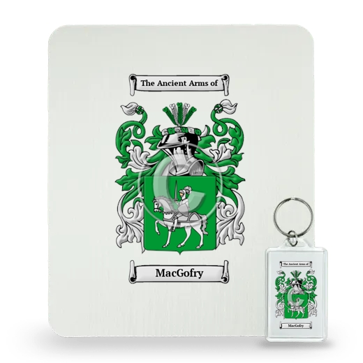 MacGofry Mouse Pad and Keychain Combo Package