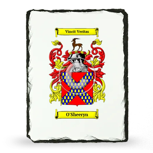 O'Sheeryn Coat of Arms Slate
