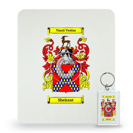 Sheirant Mouse Pad and Keychain Combo Package