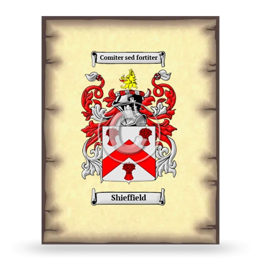 Shieffield Coat of Arms Print